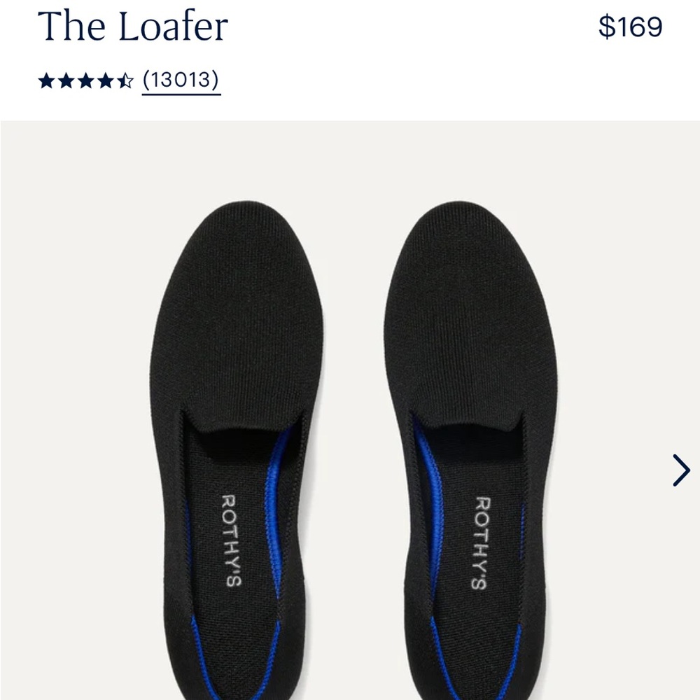 Rothy’s The Loafer Black size 8
